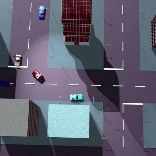 Концептуальное изображение Race'n'Chase — раннего прототипа Grand Theft Auto
