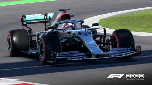 Болид Mercedes-AMG F1 в F1 2020 до выхода патча 1.06